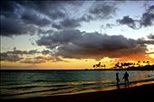 Amazing Colour and composition during a sunset on Waikiki Beach: by brettcullenphotography, Views[281]