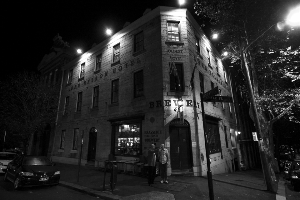 Here we have an Australian pub. For many it's a place to unwind, catch up with good mates, and have a yarn about work and life in general.... oh, and let's not forget the most important part, to sink a few beers. This is the Lord Nelson, its the oldest pub in Sydney!