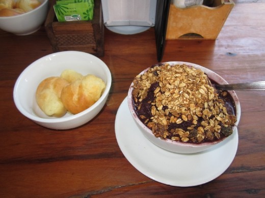 Best snack ever! Acai and cheese balls!