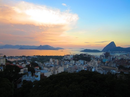 Sunset looking at Sugar Loaf!