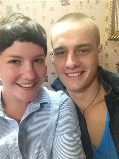 Me & Harry before we got our tattoos in Hanoi :)