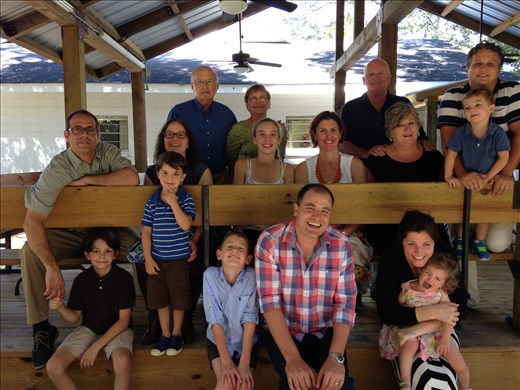 The whole family together