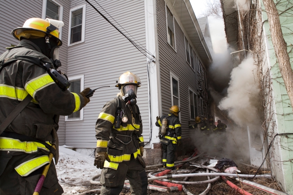Minneapolis firefighters analyze the situation and decide the best day to tackle this fire.