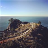 Muir Beach Overlook, a breathtaking cliffside with historic base-end stations. On a clear day, you can see San Francisco, or maybe even a blue whale. : by bsterling, Views[969]