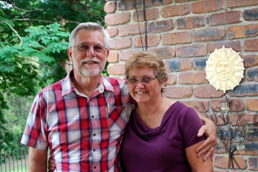 Rod and Kay ready to leave for Canberra