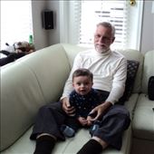 Grandpa and Chase watching Cowboys NRL game: by bulli, Views[229]