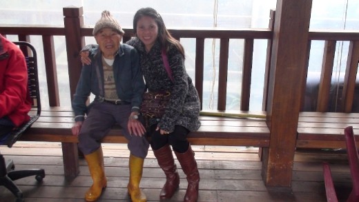 Linda's 91 yo father in law. A very energetic and humorous man