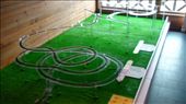 A scale model of the train track for the Ali Shan tourist train from Chiayi to Ali Shan. In two places the train reverses back up the mountain rather than turn around and keep going forward.: by bundynbeaches, Views[348]