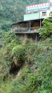 A restaurant run by indigenous Taiwanese on the edge (literally) of a major river still being repaired after the typhoon three years previous: by bundynbeaches, Views[429]