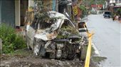 A car in Nansalu wrecked in the mudslide: by bundynbeaches, Views[412]
