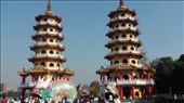 The Dragon and Tiger pagodas on Lotus Pond, Zuoying: by bundynbeaches, Views[363]
