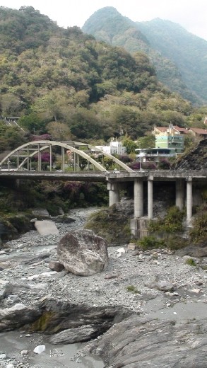 The lower reaches of Taroko Gorge