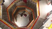 Inside TianFeng Pagoda looking down from the top: by bundynbeaches, Views[400]