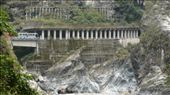 The roads in Taiwan are cut into the sides of mountains and they have built these open tunnels over the road so landslides and slips will not block the road. This one is in Taroko Gorge National Park : by bundynbeaches, Views[631]