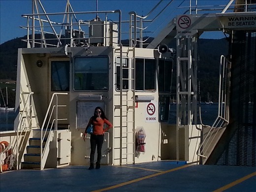 The ferry across to Bruny Island