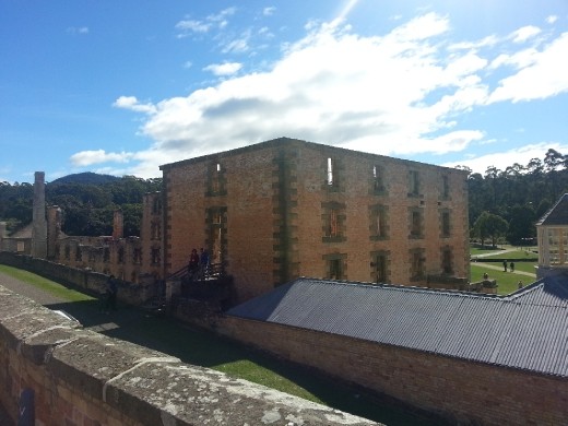 Part of the old flour mill turned into a prison block when they couldn't make decent flour. Four stories of very small  cells. The better behaved got the better views.