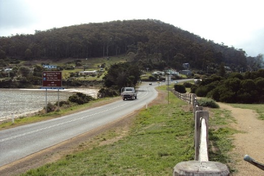Eaglehawk Neck on the way to Port Arthur from Hobart