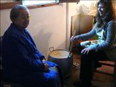 My grandmother and I, stirring 30 L of salsa. : by buonappetitobellaragazza, Views[325]