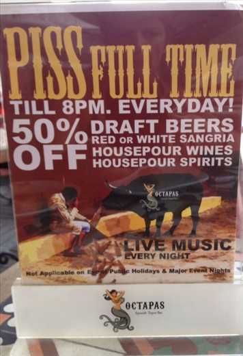 Interesting promotion slogan!