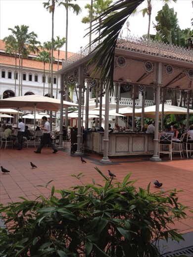 Raffles courtyard