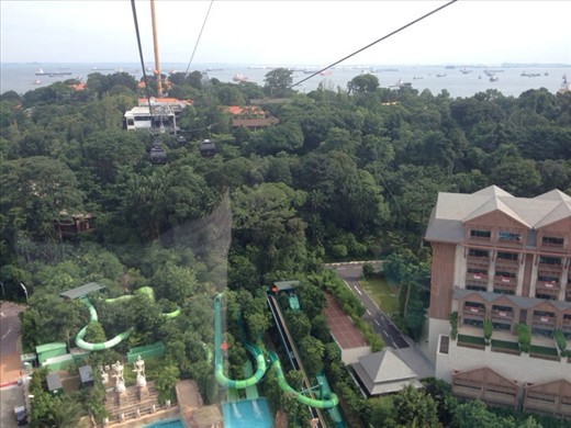 View from cable car