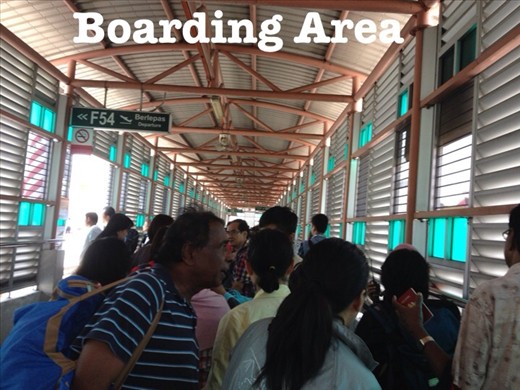 LCCT airport boarding wing!