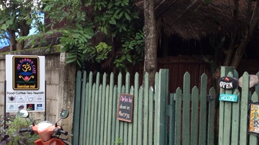 Tucked away, the Om Garden