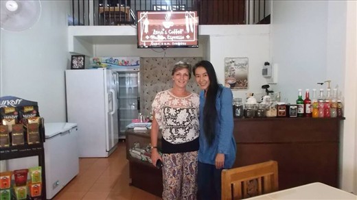 Lena & I @ Lena's Coffee in Chiang Mai