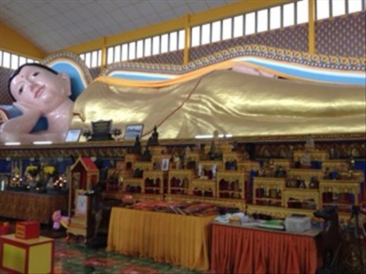 The largest reclining Buddha