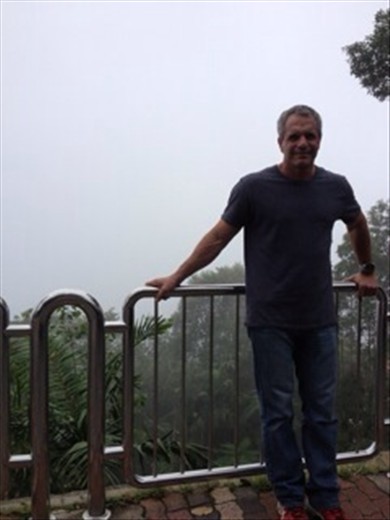 Cloud obscures view from Penang Hill