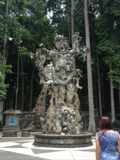 At Sangeh Holy Monkey Forest