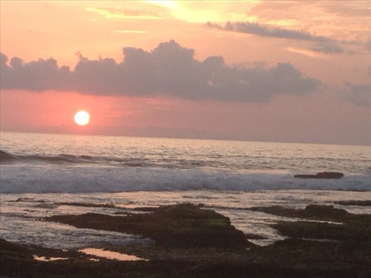 Sunset at Tanah Lot