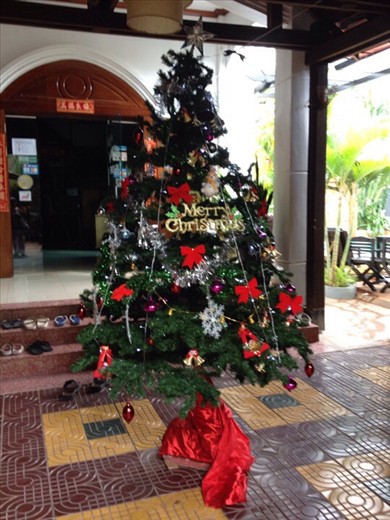 A Cambodian Christmas tree