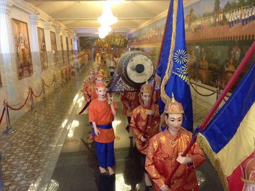 Display at royal palace