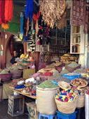 Colourful stall in the Marrakech Medina: by butterfly-freed, Views[3096]