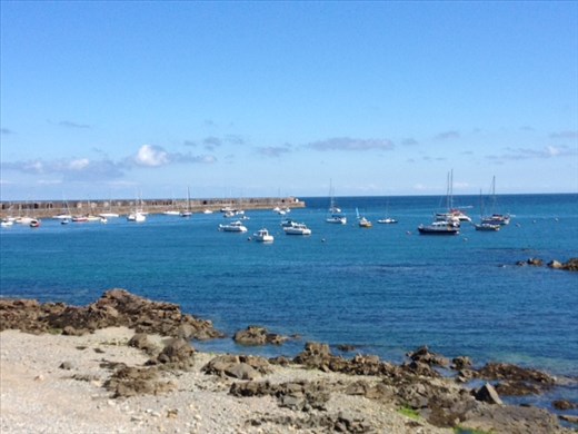 Alderney harbour