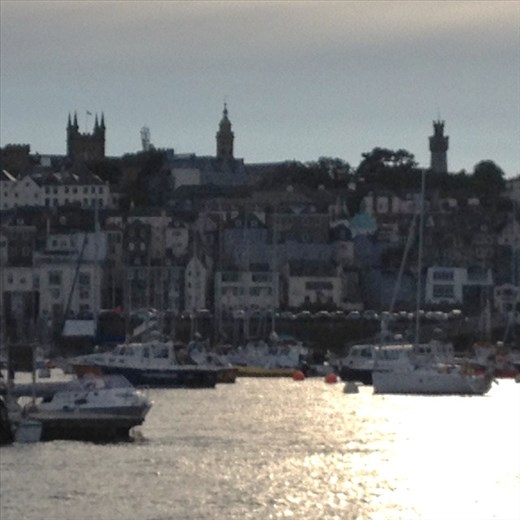 St Peter Port at dusk