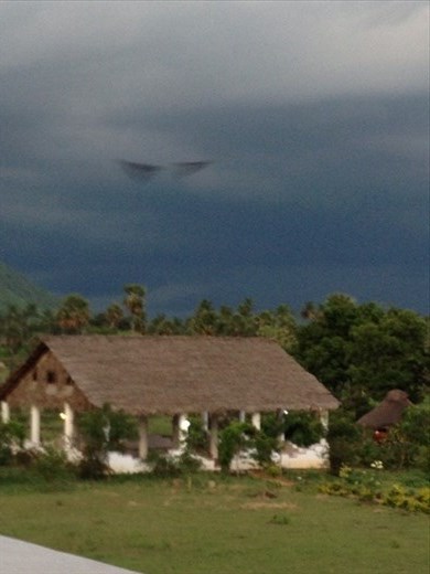 Impending storm over the yoga studio