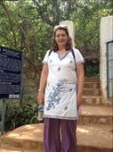 Veronica outside Virupakshi Cave: by butterfly-freed, Views[483]