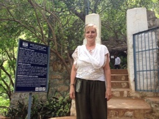 Me outside Virupakshi cave