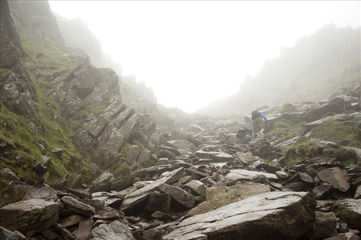 the climb up Devils Ladder is not for the novice 