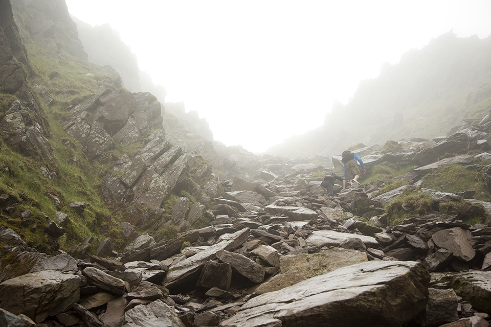 the climb up Devils Ladder is not for the novice 