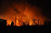 Firefighters tame the blaze near a residential neighborhood in Townsville, Queensland. : by cadebradshaw, Views[432]