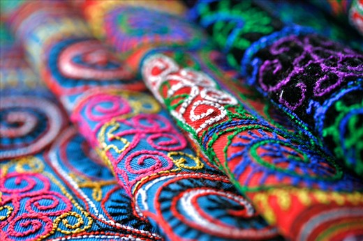 All of the materials were crafted by hand with exceptionally intricate detailing. Hours of work goes into each piece in the hope of selling them to make money for their family.