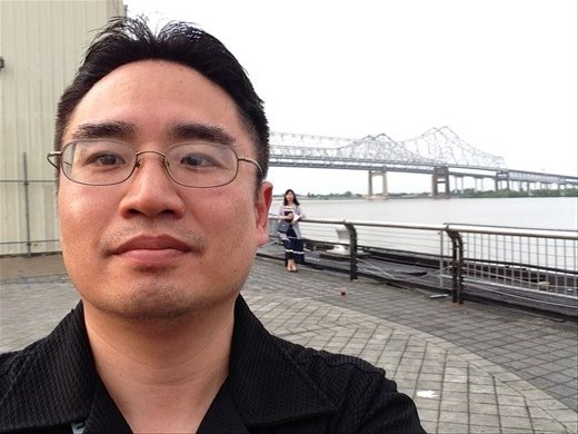 Me next to the Mississippi River