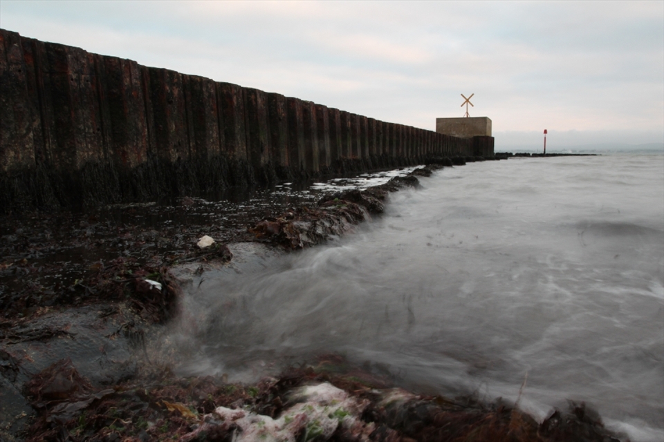 I really loved this shot because as well as the rusting piplines and rusting jetty, the scraggly seaweed really made this place feel 'dead', yet full of emotions. I personally liked the grey water which lacked of any colour and any real feel to it but i thought that the way it looked rough conveyed the emotion of nature being angry at what we have done to it.