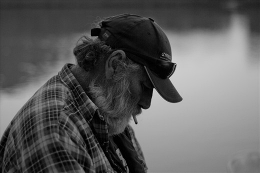 Quiet reflection, after a hard days work George steals away from his misses to reflect on time gone by and to enjoy a sneaky Cigarette. Though he assured me that he definitely earned this one.  