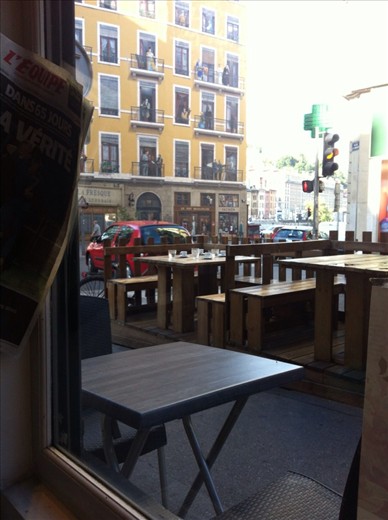 View from my morning coffee