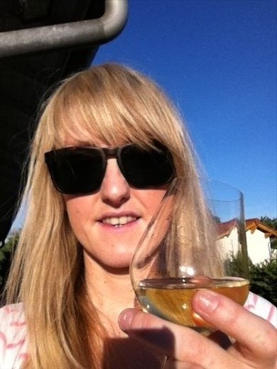 My first glass of local Viogner mmmmm