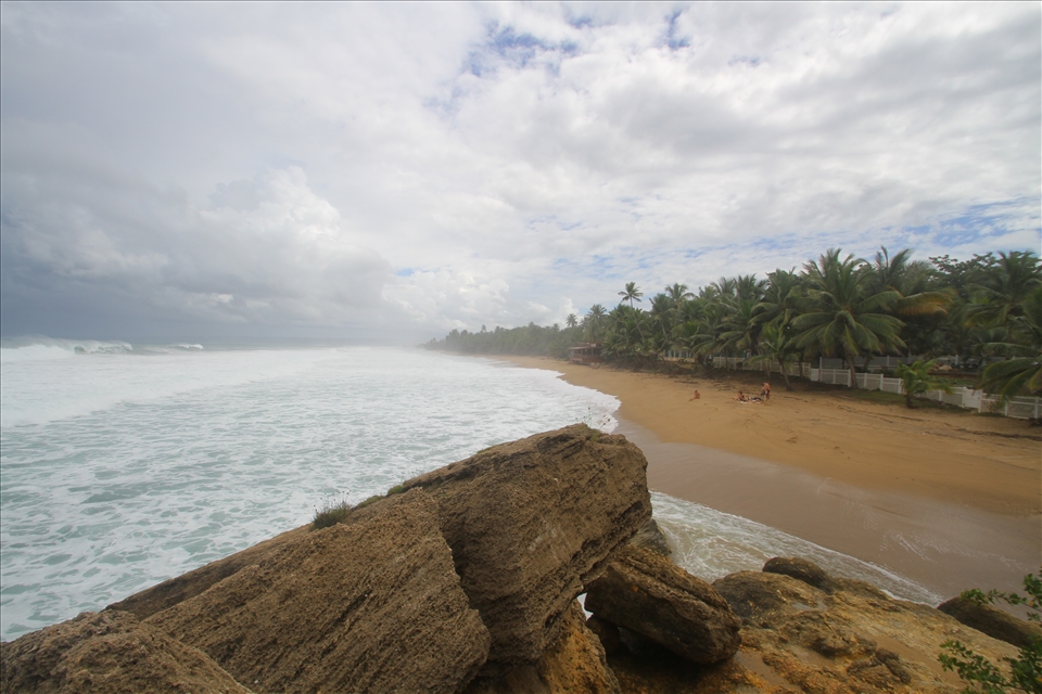 Over looking Sanys Beach in Rincon.
